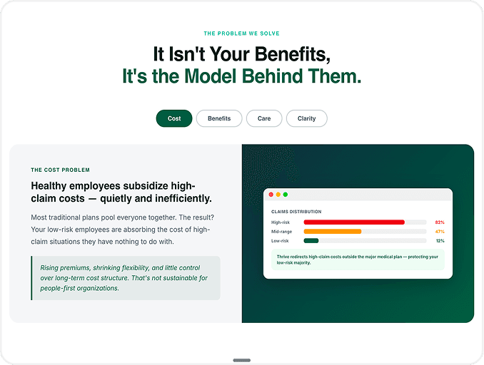 thrive benefits website